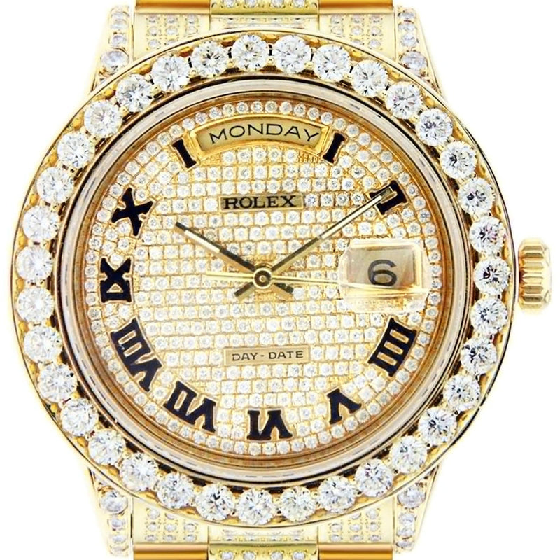 Diamond Rolex Day-Date | 18K Yellow Gold | 36 Mm