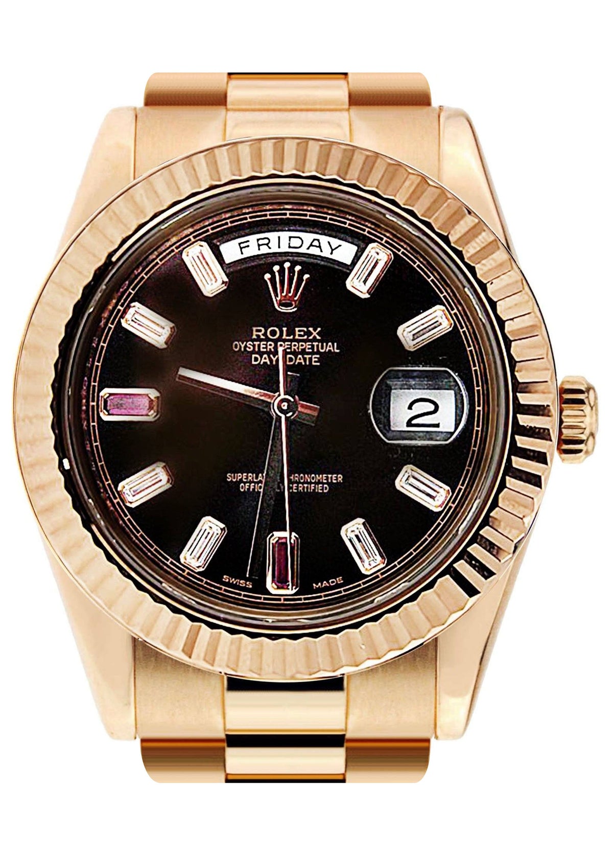 Rolex Day-Date 2 | 18K Rose Gold