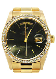 Diamond Rolex Day-Date | 18K Yellow Gold | 36 Mm