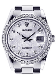Diamond Rolex Datejust | Stainless Steel | 36 Mm