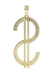Dollar  10K Gold Pendant | 10.5 Grams