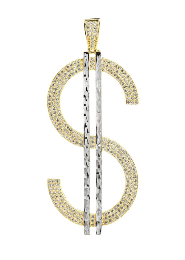Dollar  10K Gold Pendant | 10.5 Grams