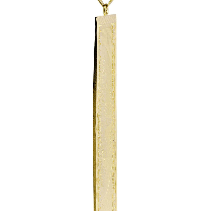 Hundred Bill 10K Gold Pendant | 16.2 Grams