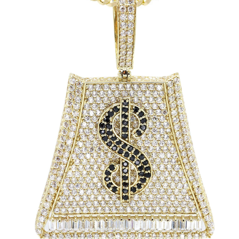 10K Yellow Gold Money Bag Necklace | Appx. 20 Grams