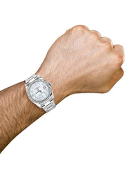 116200 | Rolex Datejust Watch | 36Mm | Mother Of Pearl Arabic Diamond Dial | Oyster Band