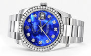 116200 | Rolex Datejust Watch | 36Mm | Blue Mother Of Pearl Dial | Oyster Band