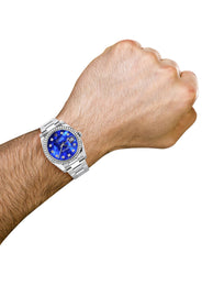 116200 | Rolex Datejust Watch | 36Mm | Blue Mother Of Pearl Dial | Oyster Band