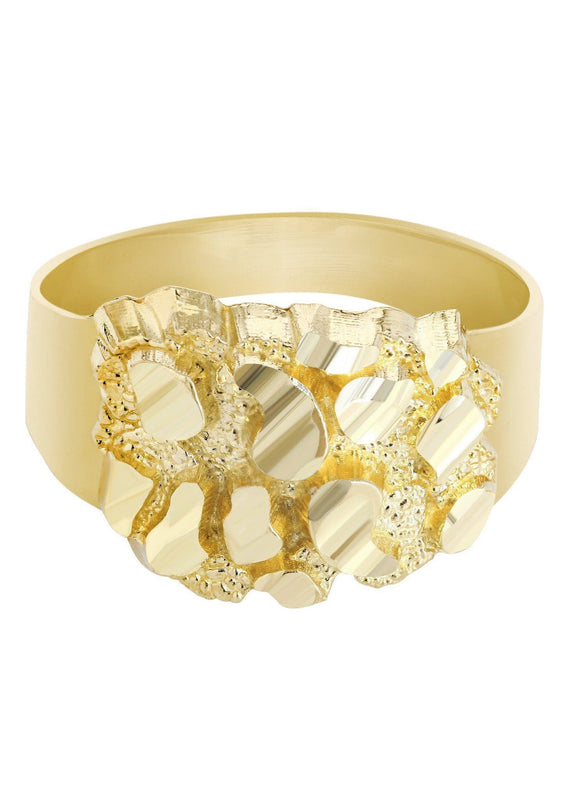 Gold Nugget Ring - 10K Gold | 4.5 Grams