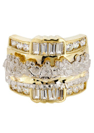 Last Supper  10K Gold Mens Ring | 8.4 Grams