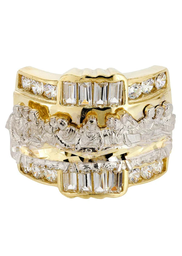 Last Supper Ring | 10K Solid Yellow Gold