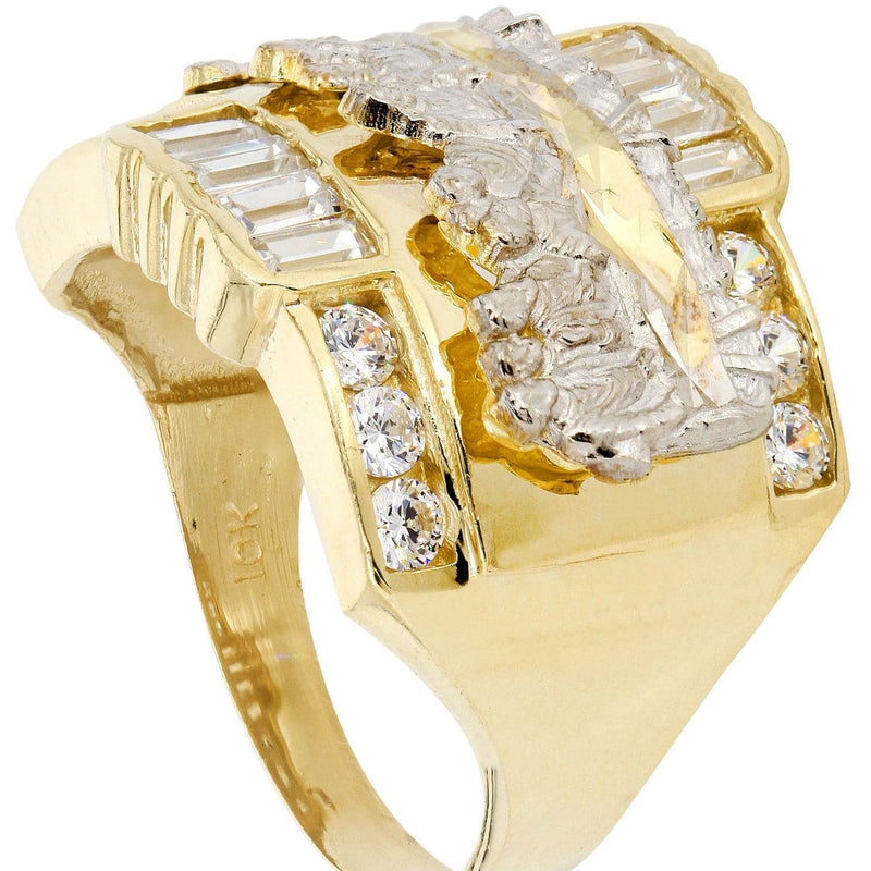Last Supper  10K Gold Mens Ring | 8.4 Grams