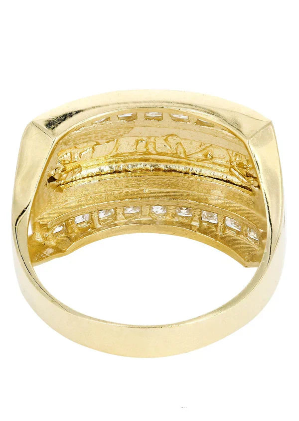 Last Supper Ring | 10K Solid Yellow Gold