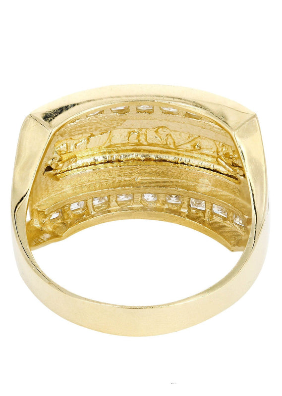 Last Supper  10K Gold Mens Ring | 6.4 Grams