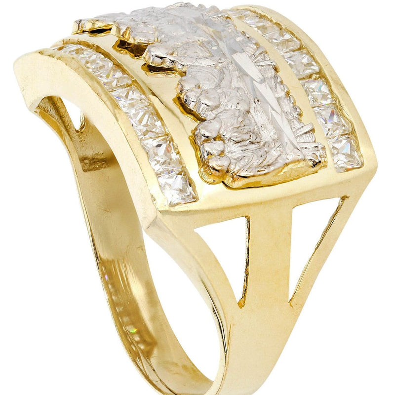 Last Supper  10K Gold Mens Ring | 6.4 Grams