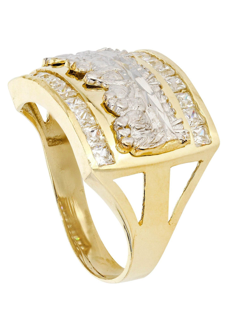 Last Supper  10K Gold Mens Ring | 6.4 Grams