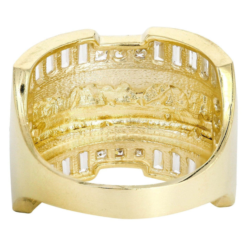 Last Supper  10K Gold Mens Ring | 8.4 Grams