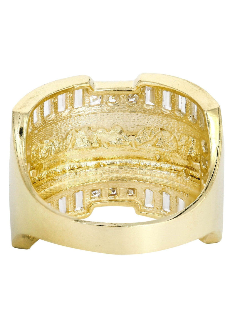 Last Supper  10K Gold Mens Ring | 8.4 Grams
