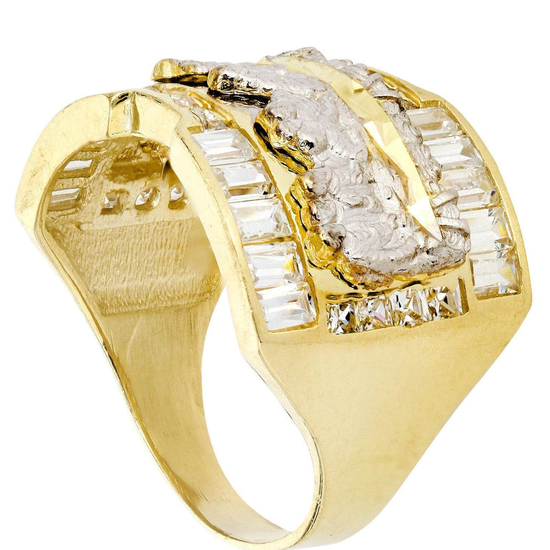 Last Supper  10K Gold Mens Ring | 8.4 Grams