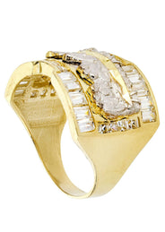 Last Supper  10K Gold Mens Ring | 8.4 Grams