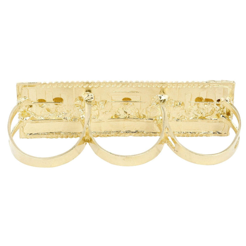 Last Supper 10K Gold Mens Ring | 13.6 Grams