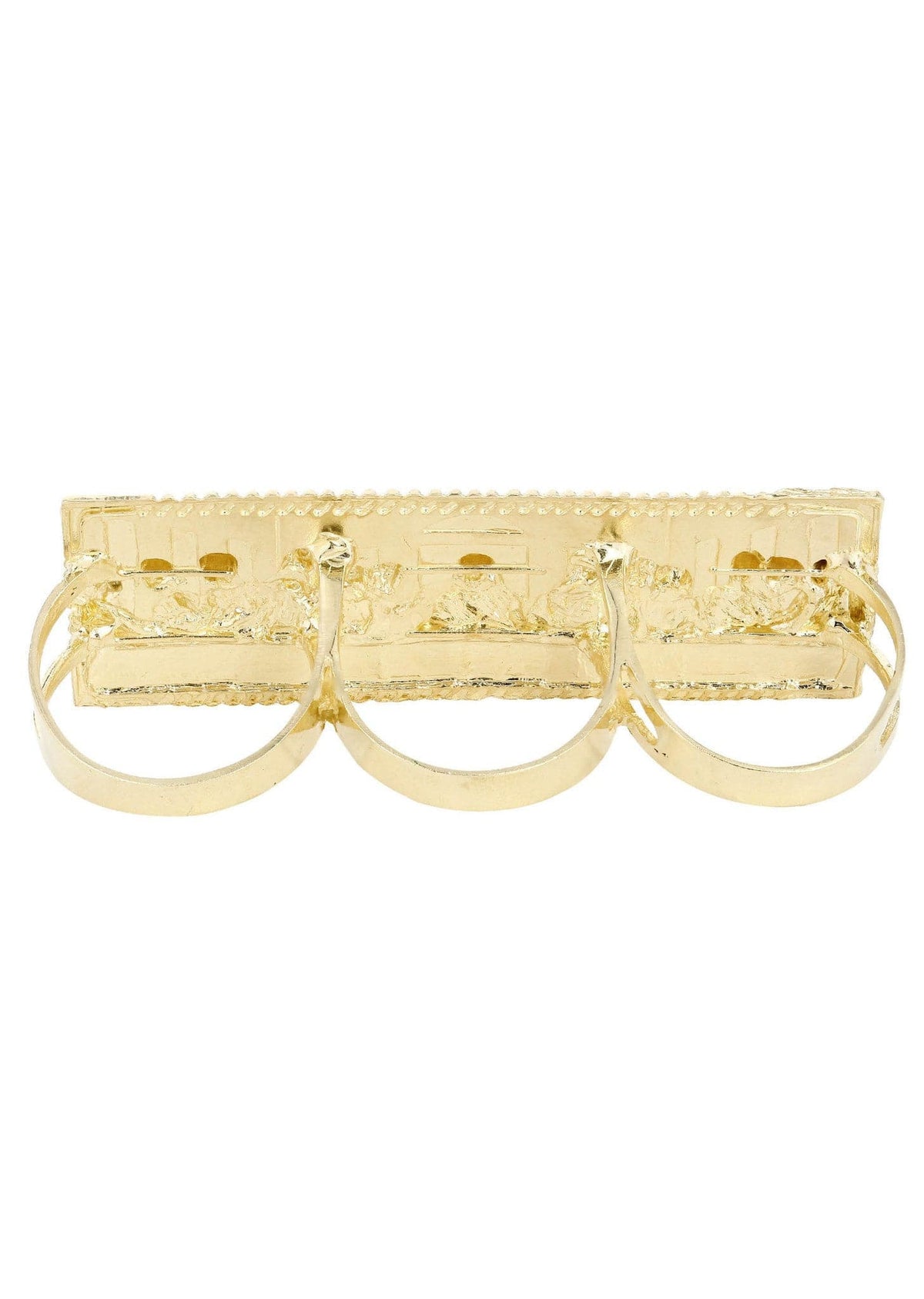 Last Supper 10K Gold Mens Ring | 13.6 Grams
