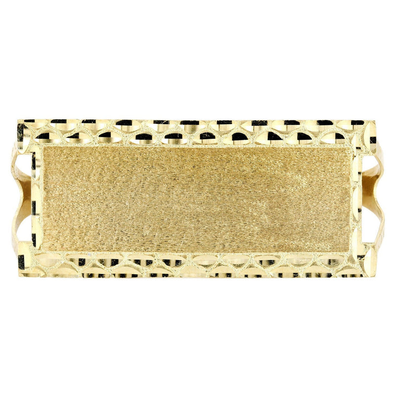 Three Finger 10K Gold Mens Ring | 15.3 Grams