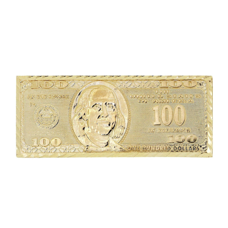 $100 Dollor Bill  10K Gold Mens Ring | 6.9 Grams