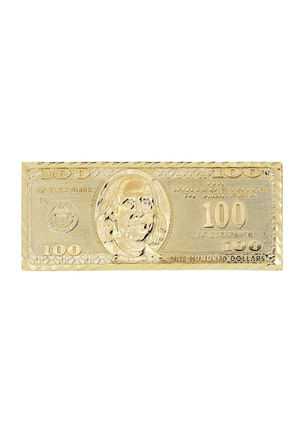 $100 Dollor Bill  10K Gold Mens Ring | 6.9 Grams