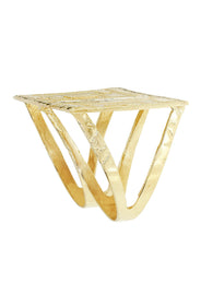 $100 Dollor Bill  10K Gold Mens Ring | 6.9 Grams
