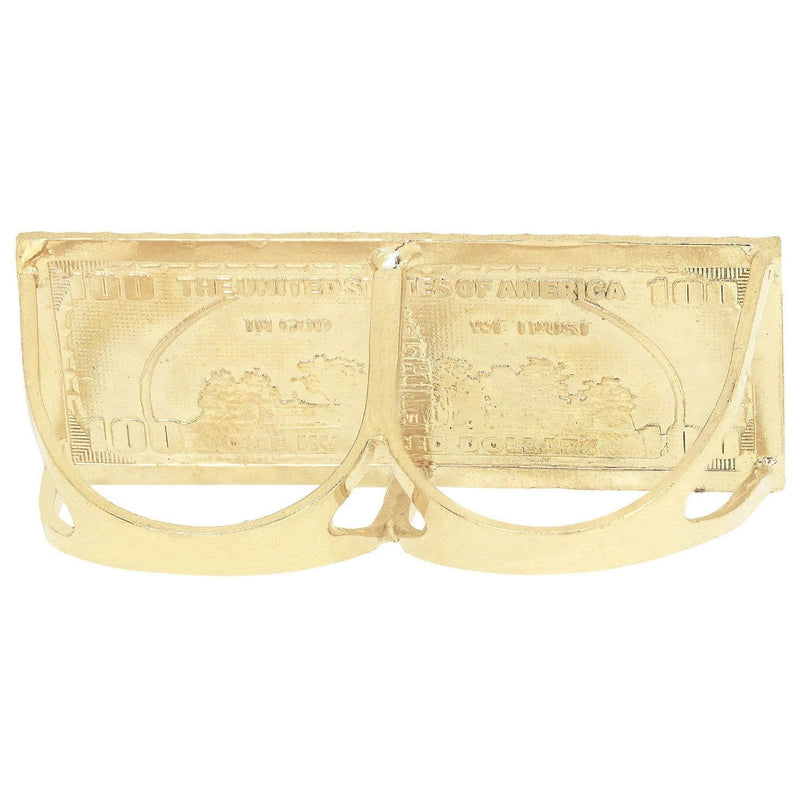 $100 Dollar Bill  10K Gold Mens Ring | 10.2 Grams