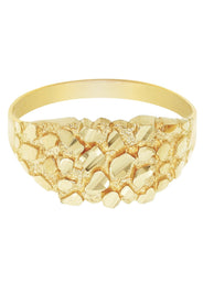 Gold Nugget Ring - 10k Gold | 2.1 Grams