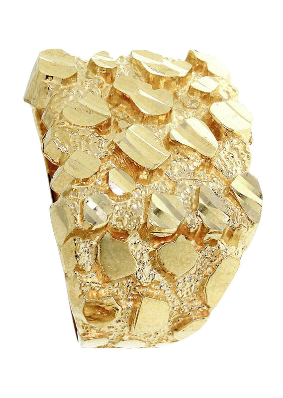 Gold Nugget Ring- 10K Gold | 6.9 Grams