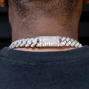 High End Jewelry - Iced Out Baguette Miami Cuban Link Chain