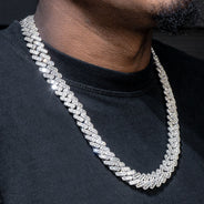 High End Jewelry - Iced Out Diamond Miami Cuban Link Chain