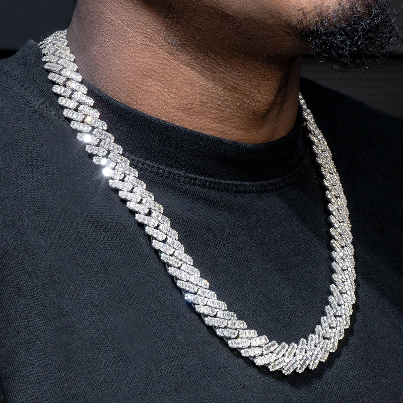 High End Jewelry - Iced Out Diamond Miami Cuban Link Chain