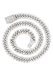 High End Jewelry - Iced Out Diamond Miami Cuban Link Chain