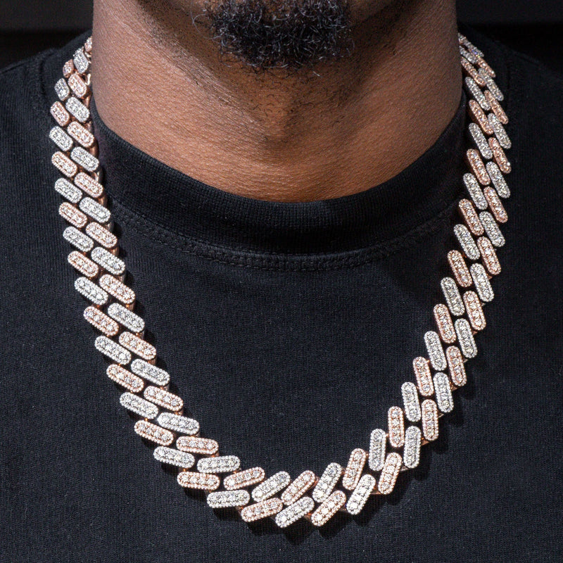 High End Jewelry - Iced Out Diamond Cuban Link Chain