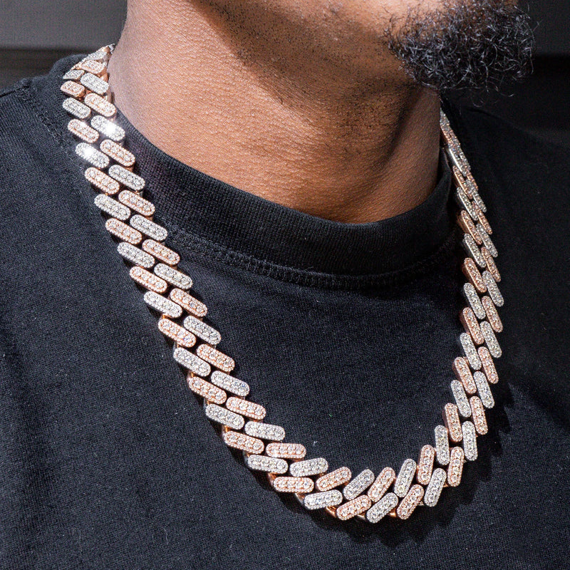 High End Jewelry - Iced Out Diamond Cuban Link Chain