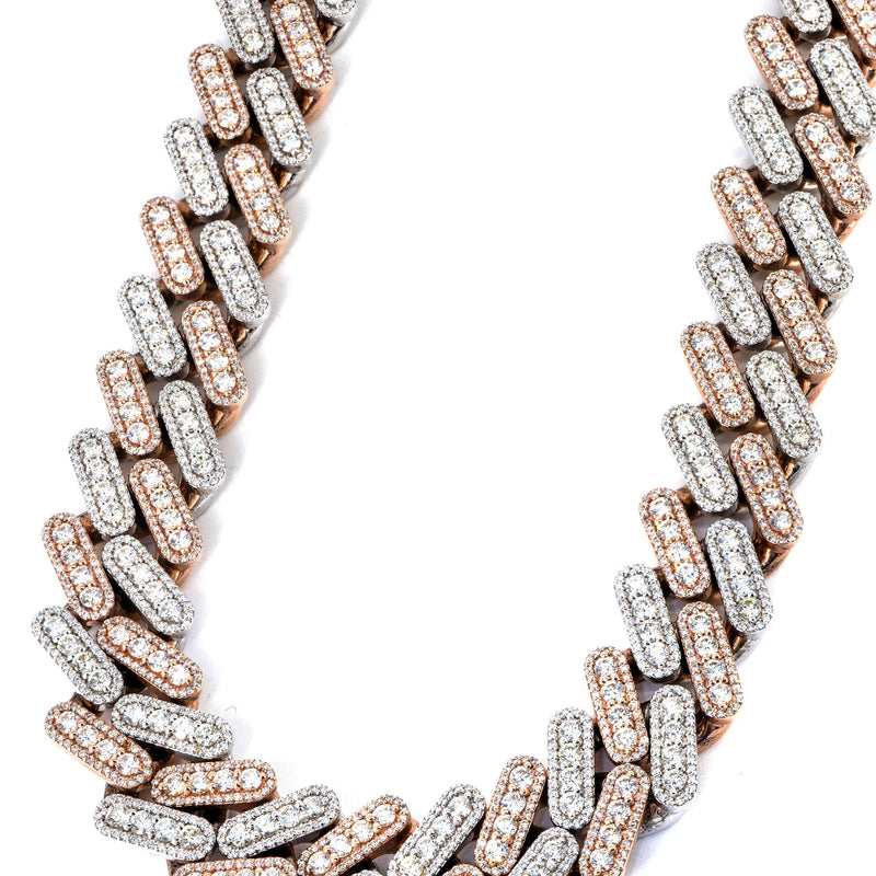High End Jewelry - Iced Out Diamond Cuban Link Chain