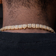 High End Jewelry - Diamond Baguette Tennis Iced Out Chain