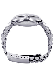 Womens Rolex Datejust Watch 16200 | Fluted Bezel | 36Mm | Orange Dial | Fluted Bezel | Jubilee Band