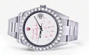 Rolex Datejust II Watch | 41 MM | "Who Cares I'm Already Late" Custom Dial | Oyster Band