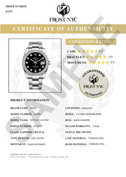 Diamond Gold Rolex Watch For Men 16233 | 36Mm | Custom Pink Arabic Full Diamond Dial | Oyster Band