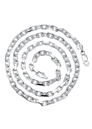 Silver Chain - Mens White Chain / Hermes Chain
