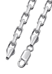 Silver Chain - Mens White Chain / Hermes Chain