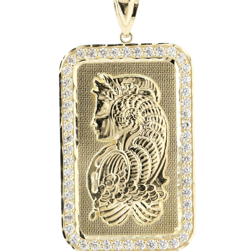 Dogtag  10K Gold Pendant | 8.8 Grams