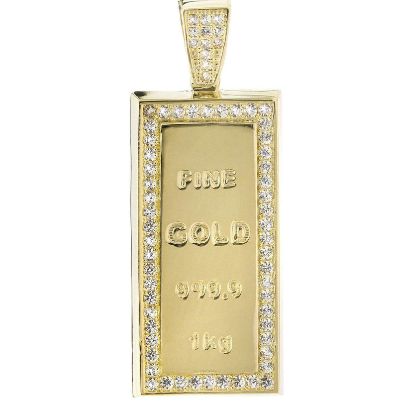 Dogtag  10K Gold Pendant | 7.5 Grams
