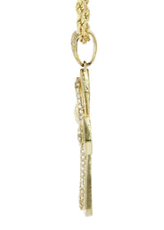 10K Yellow Gold Cross Necklace | Appx. 14.9 Grams