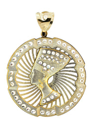 Pharoh  10K Gold Pendant | 37.2 Grams