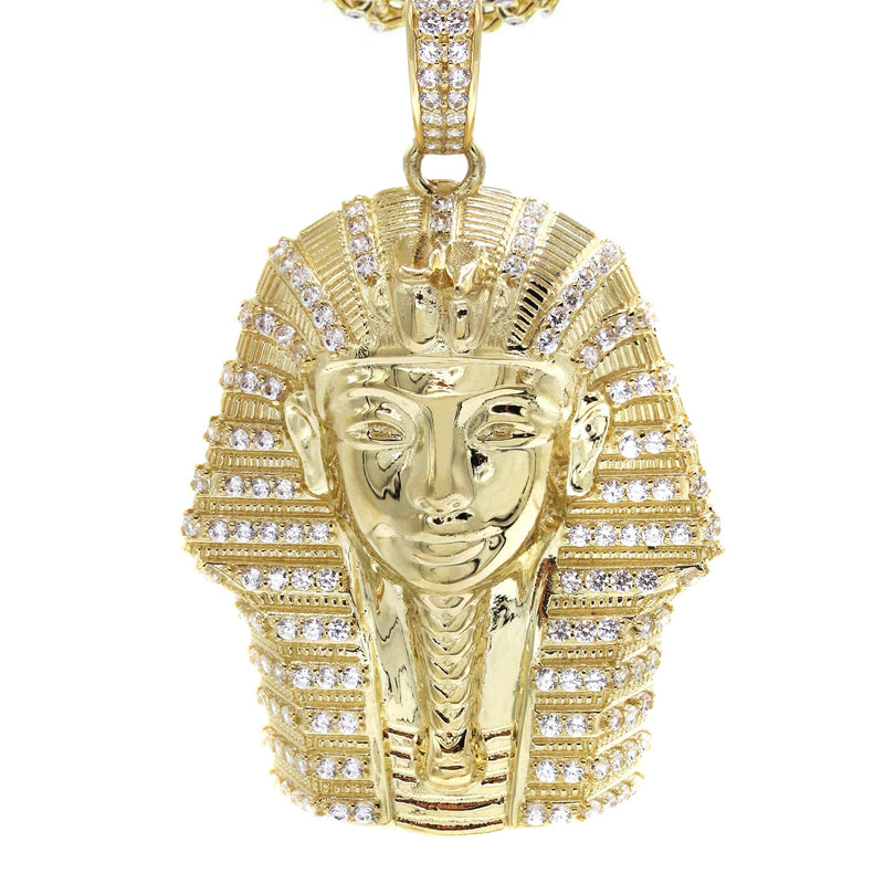 10K Yellow Gold Pharaoh Necklace | Appx. 17.5 Grams
